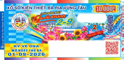 Kết quả ngày 01/09/2026